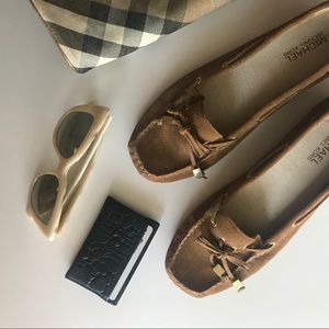 Michael Kors suede moccasins in brown
